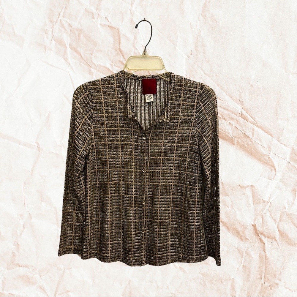 Vintage JS Collection Knit Cocktail Cardigan